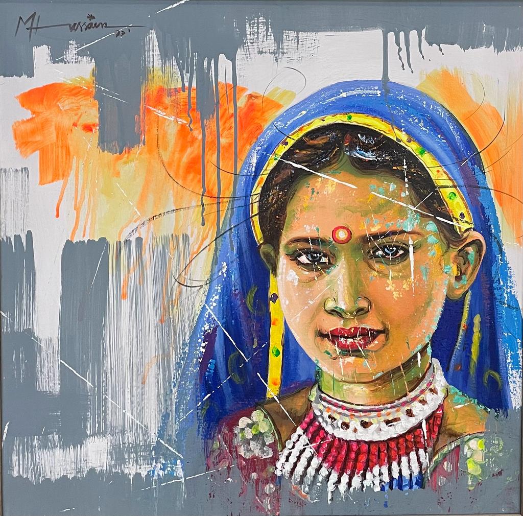 Hussain Chandio | 24 x 24 inches