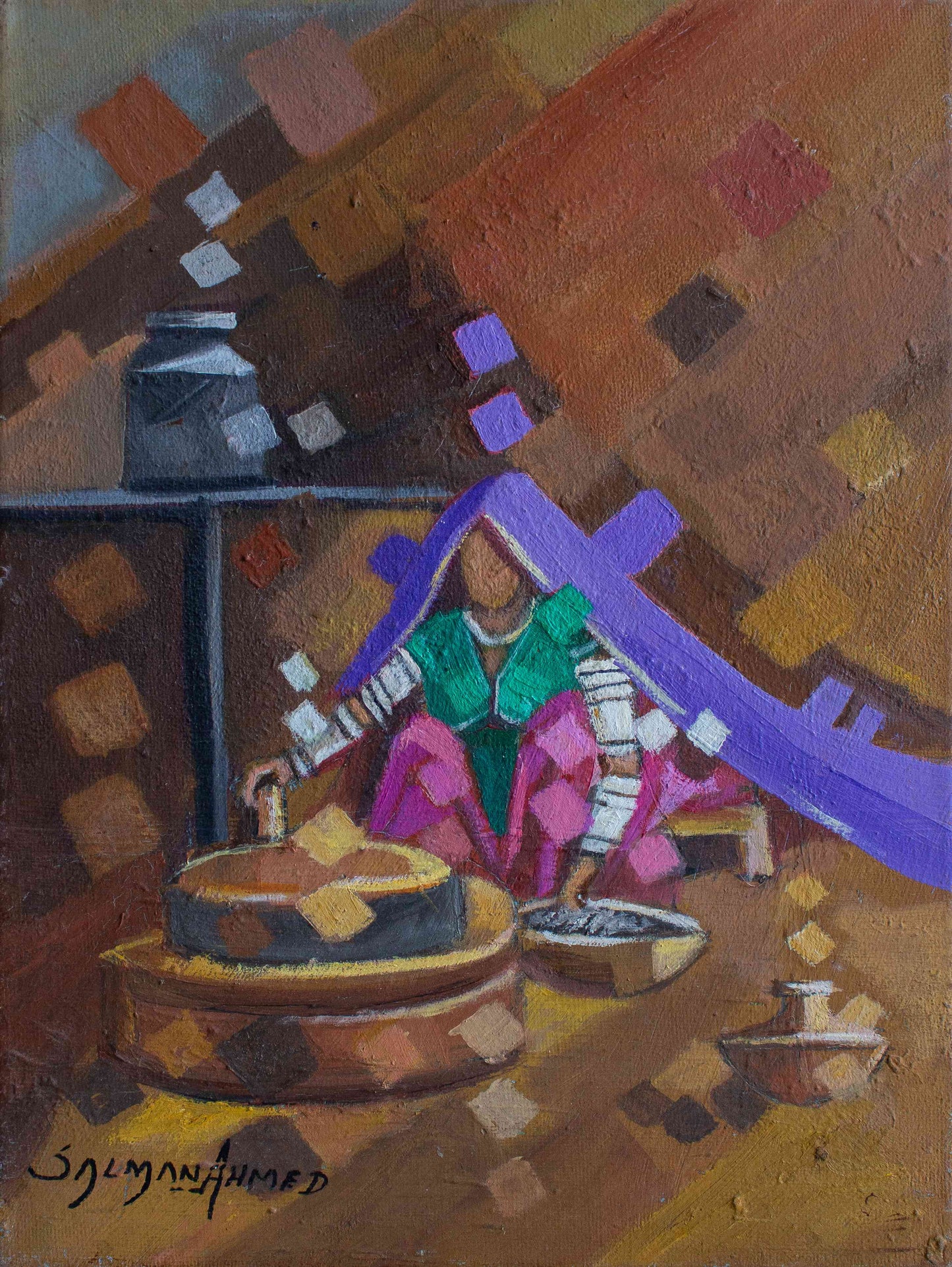 Salman Ahmed | 9 x 12 inches