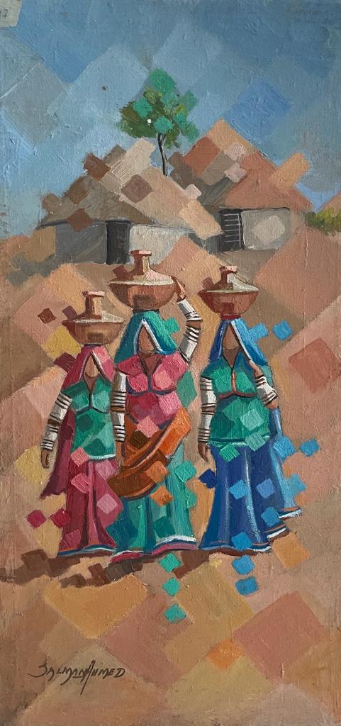 Salman Ahmed | 12 x 24 inches