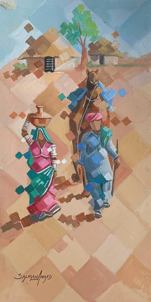 Salman Ahmed | 12 x 24 inches