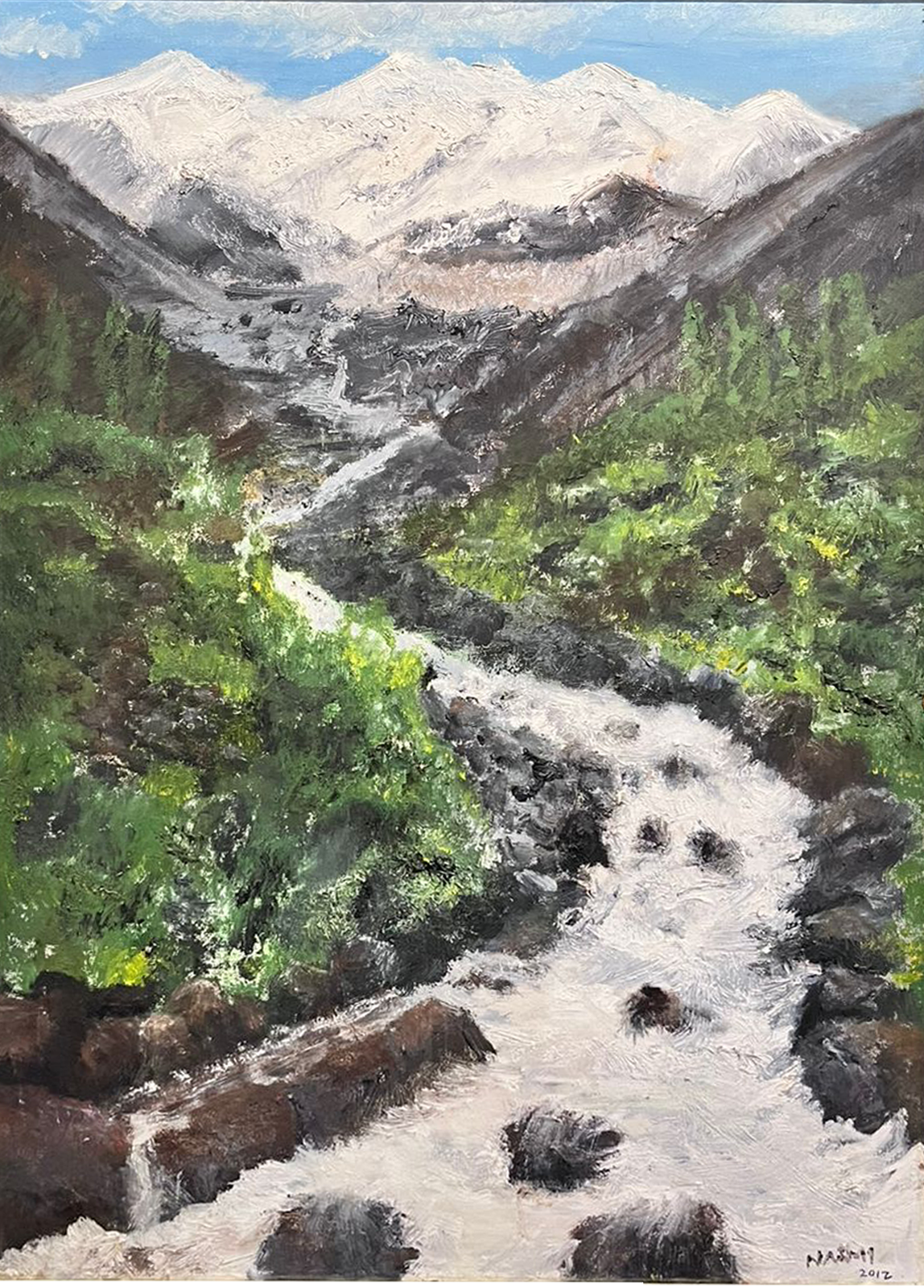 Rakaposhi | Najmi Hasan | 30 x 42 inches