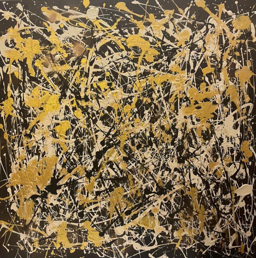 Aurora Bloom | Maryam Khan | 36 x 36 inches