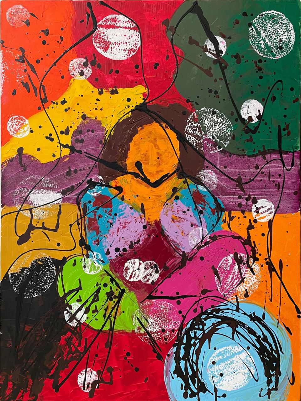 Feeling Alive | Maryam Khan | 36 x 48 inches