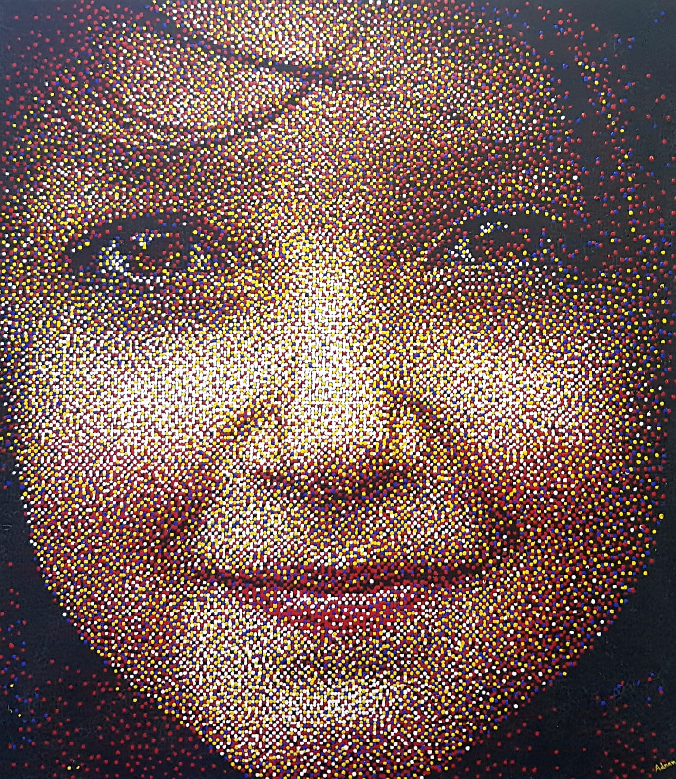 Golden Smile 3 | Adnan Khan | 40 x 46 inches