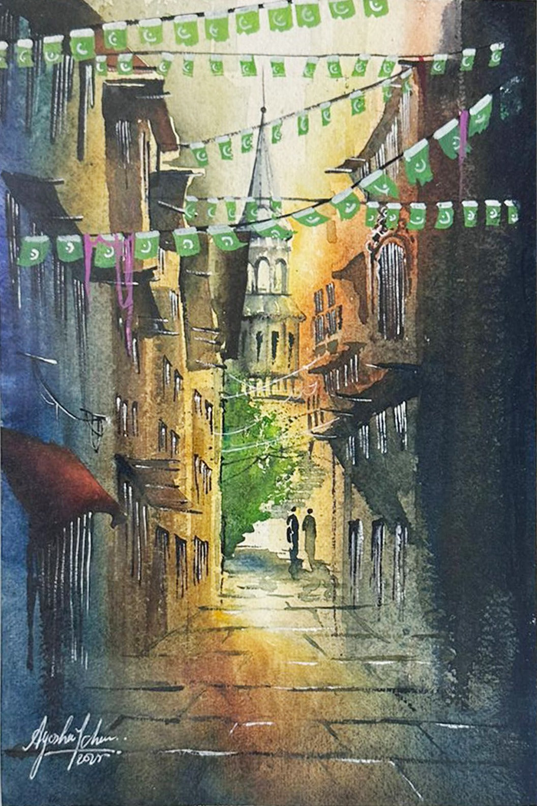 Ayesha Khan | 8 x 11 inches