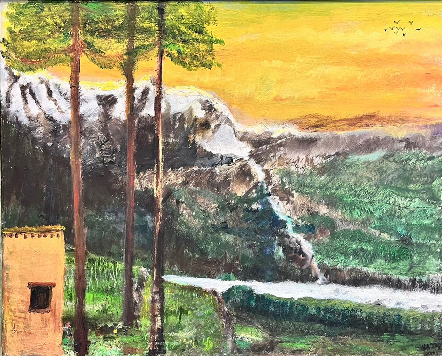 Landscape(SWAT) | Najmi Hasan | 30 x 48 inches