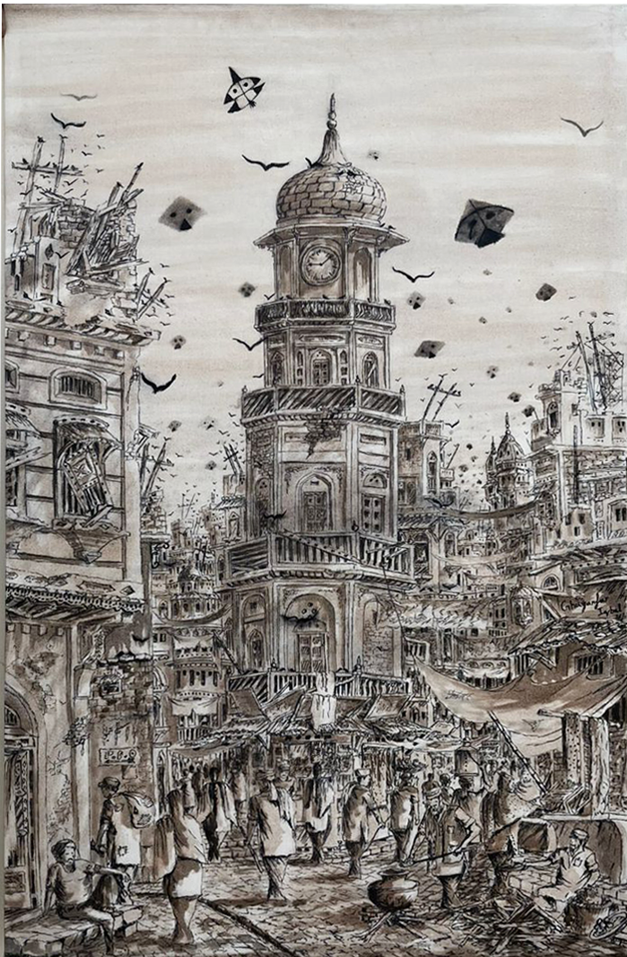Untitled | Ghazanfar Iqbal | 24 x 36 inches