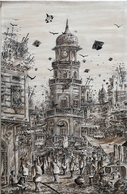 Untitled | Ghazanfar Iqbal | 24 x 36 inches