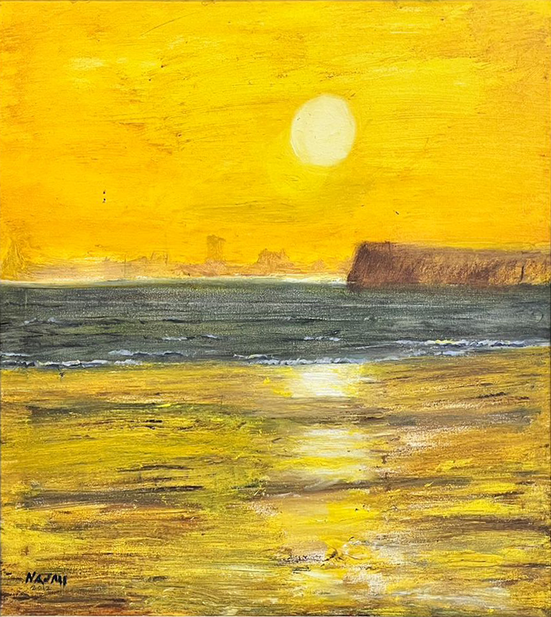 Sunset-2 | Najmi Hasan | 30 x 30 inches