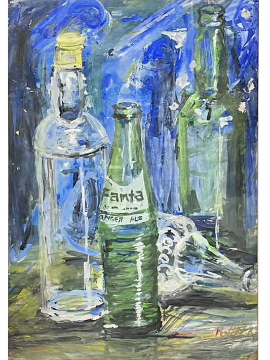 Reflection of Glass | Najmi Hasan | 11 x 16 inches