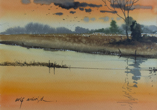 Near River | Arif Ansari | 15 x 10 inches