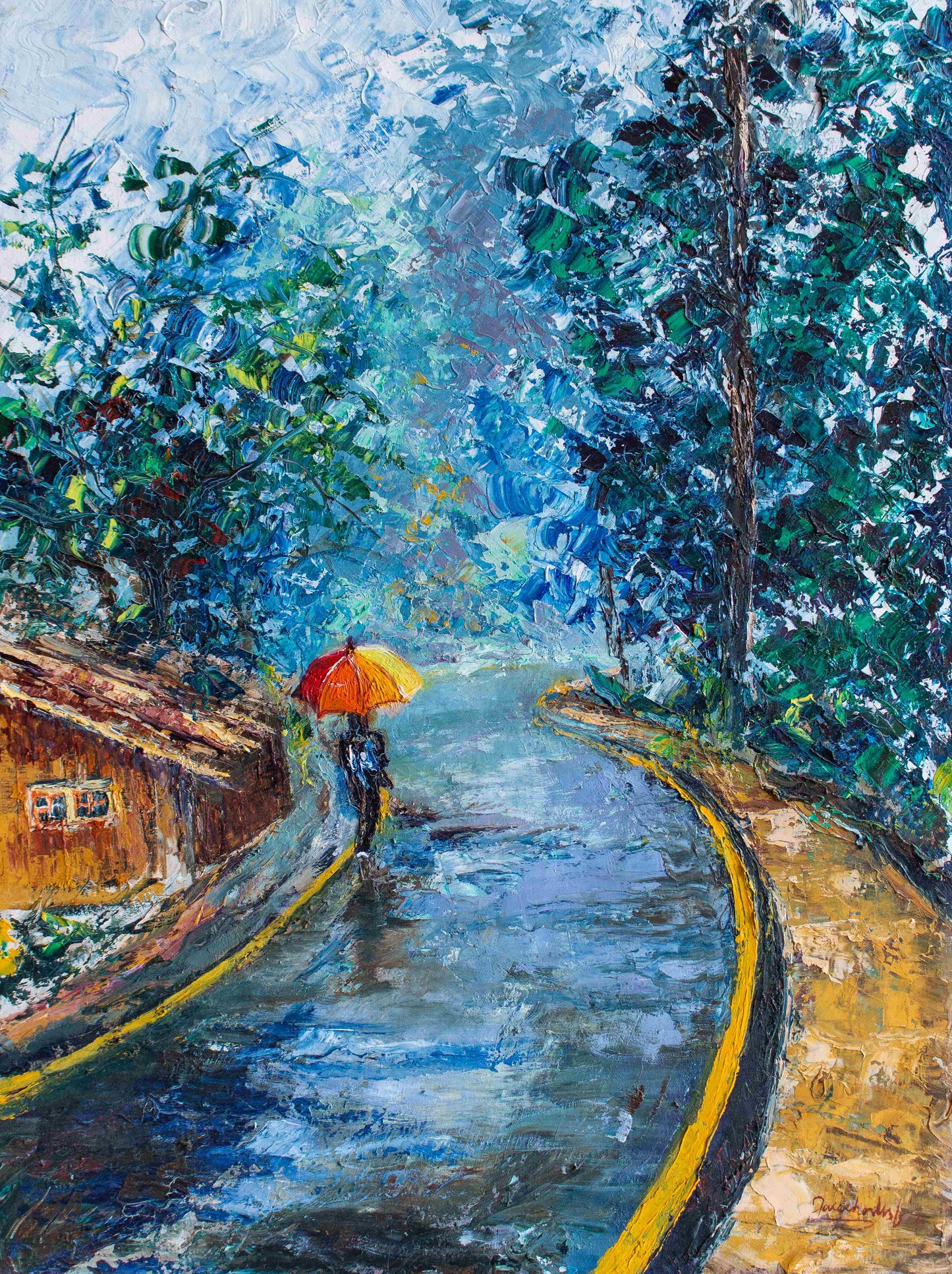 Colorful way | Fareeha Yousuf | 18 x 24 inches