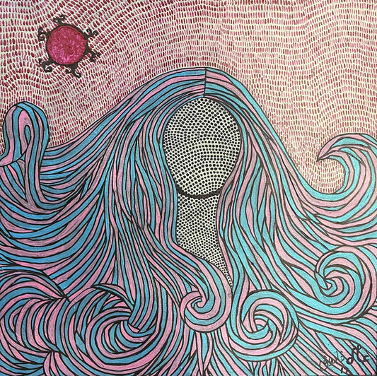 Medusa | Amira Farooq | 20 x 20 inches