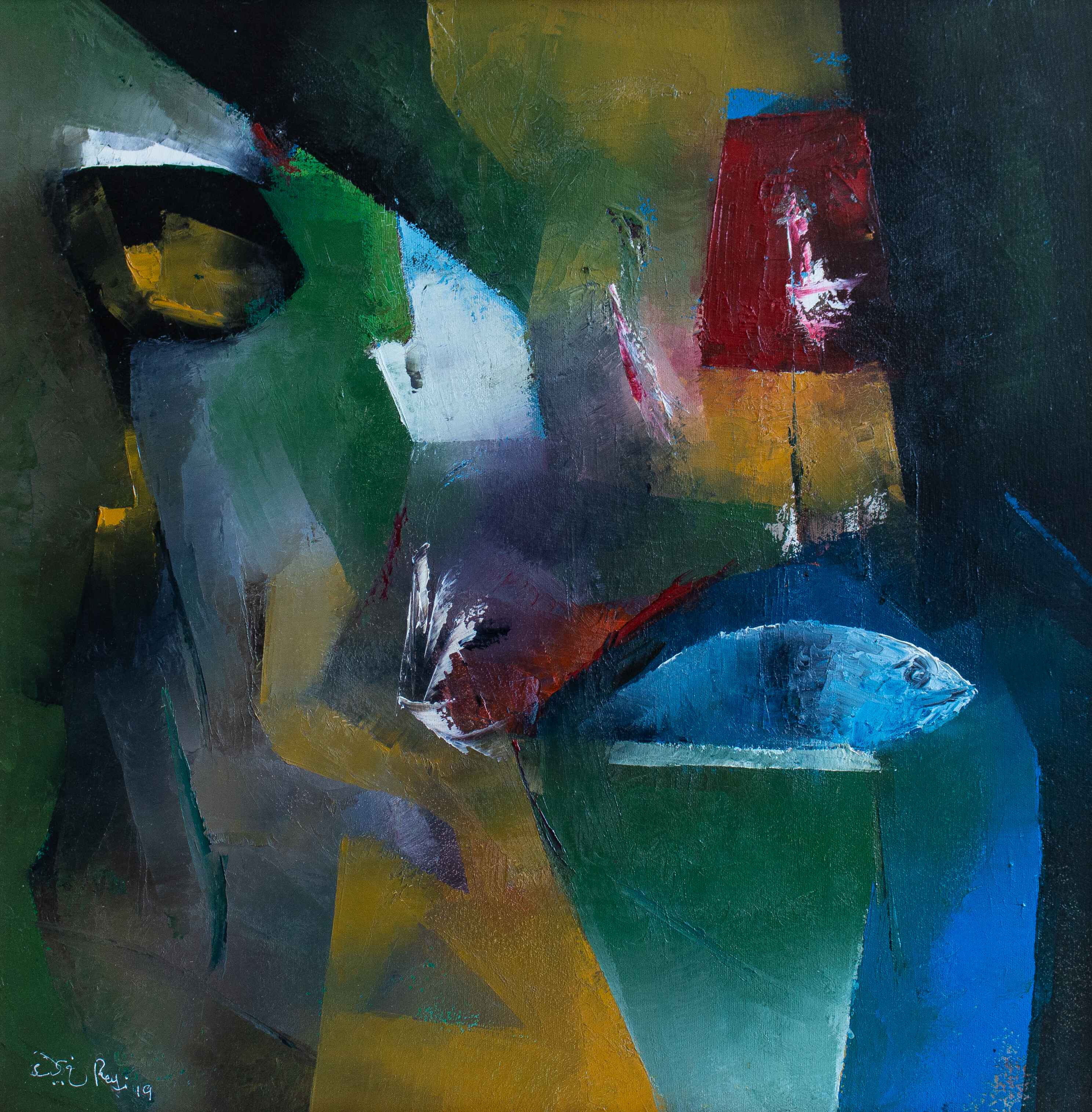 Raiz Rafi Riaz Rafi | 18 x 18 inches – ArtKaam Gallery