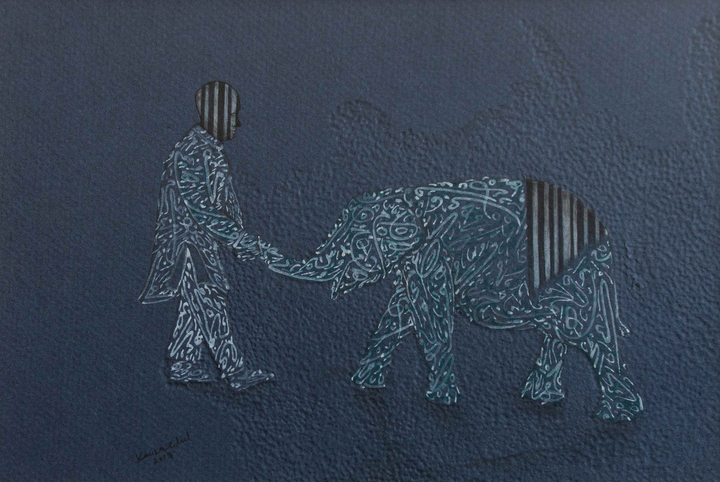 Elephant Series 1 | Kausar Iqbal | 10 x 7 inches