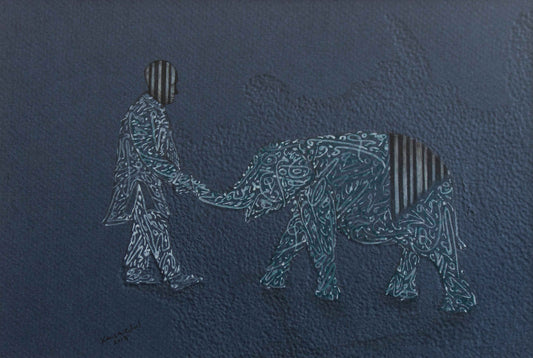 Elephant Series 1 | Kausar Iqbal | 10 x 7 inches