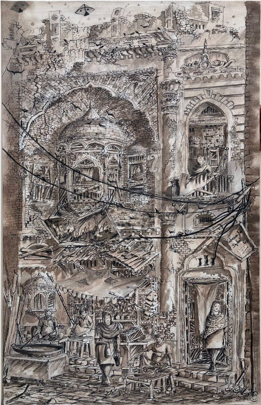Untitled | Ghazanfar Iqbal | 24 x 36 inches