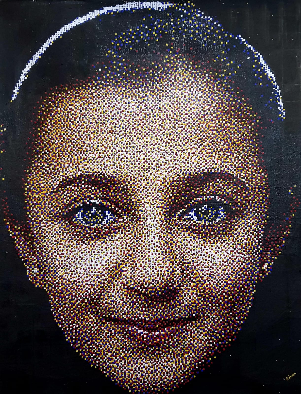 Golden Smile 2 | Adnan Khan | 38 x 42 inches