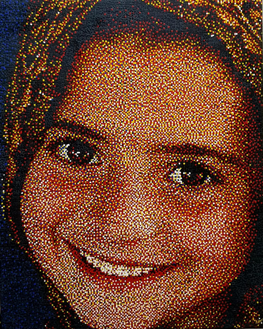 Golden Smile 1 | Adnan Khan | 36 x 45 inches